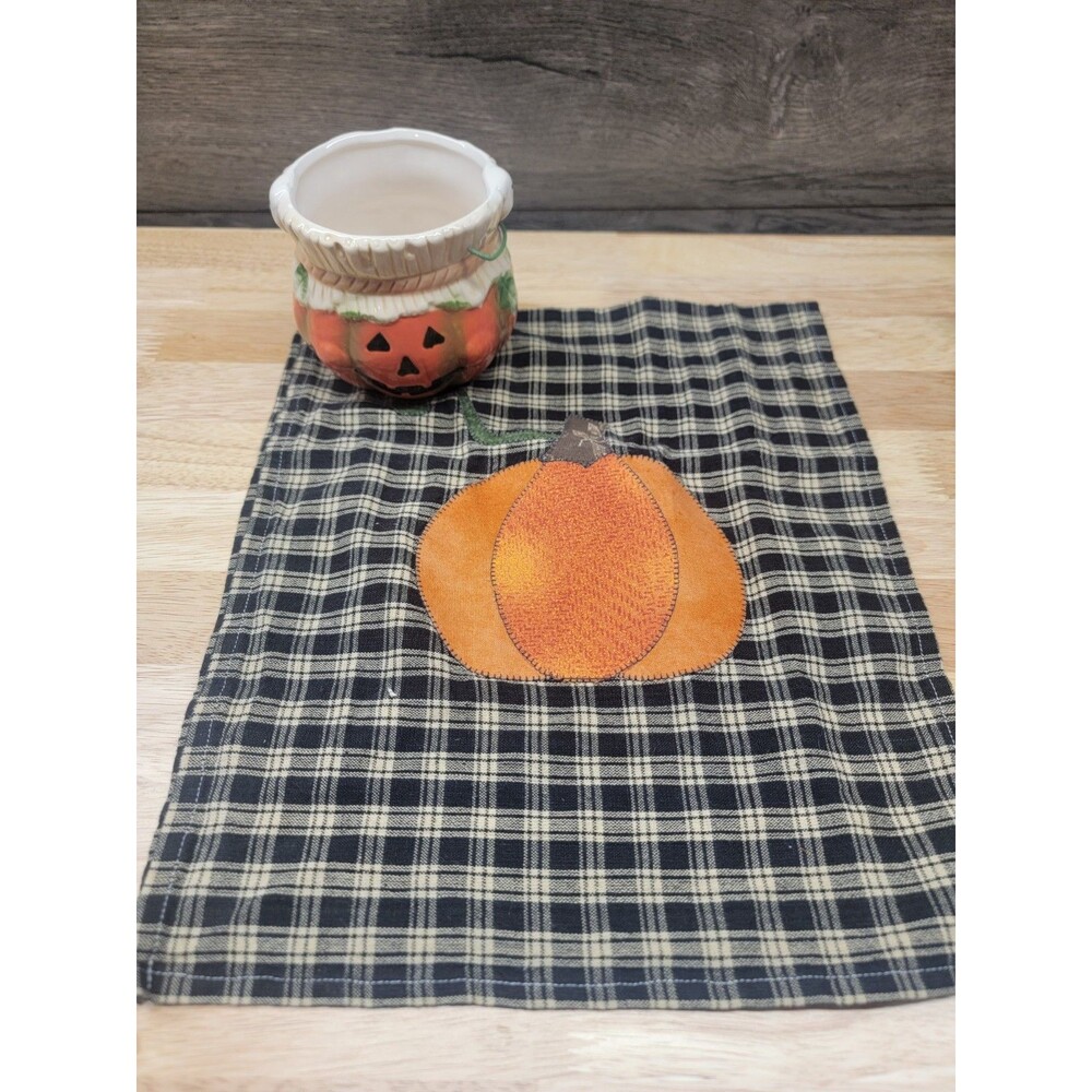 Greenbrier Halloween Jack O Lantern Pumpkin Scarecrow Candy Bowl Lot